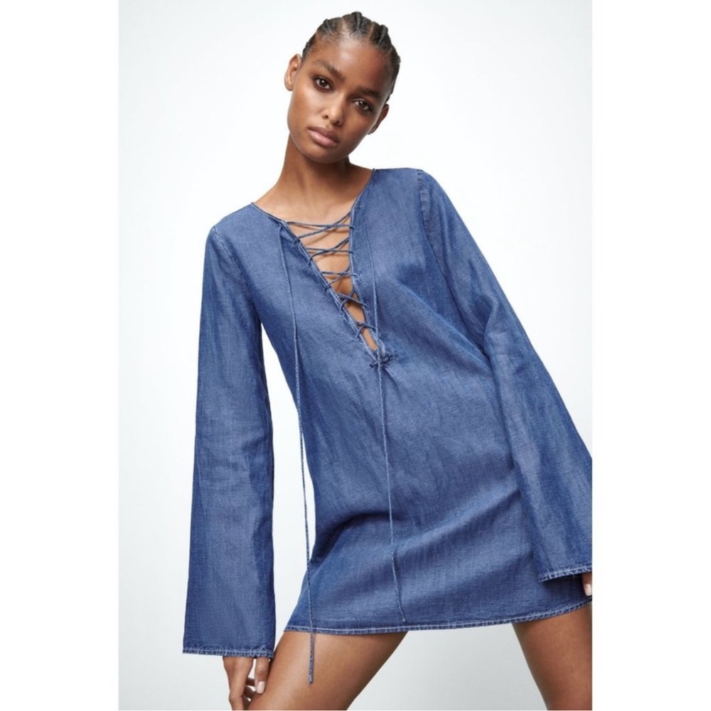Zara Rustic Denim dress